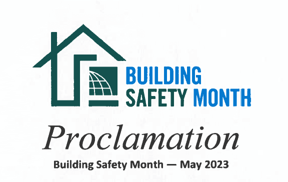 BUILDING SAFETY MONTH 2023 LOGO