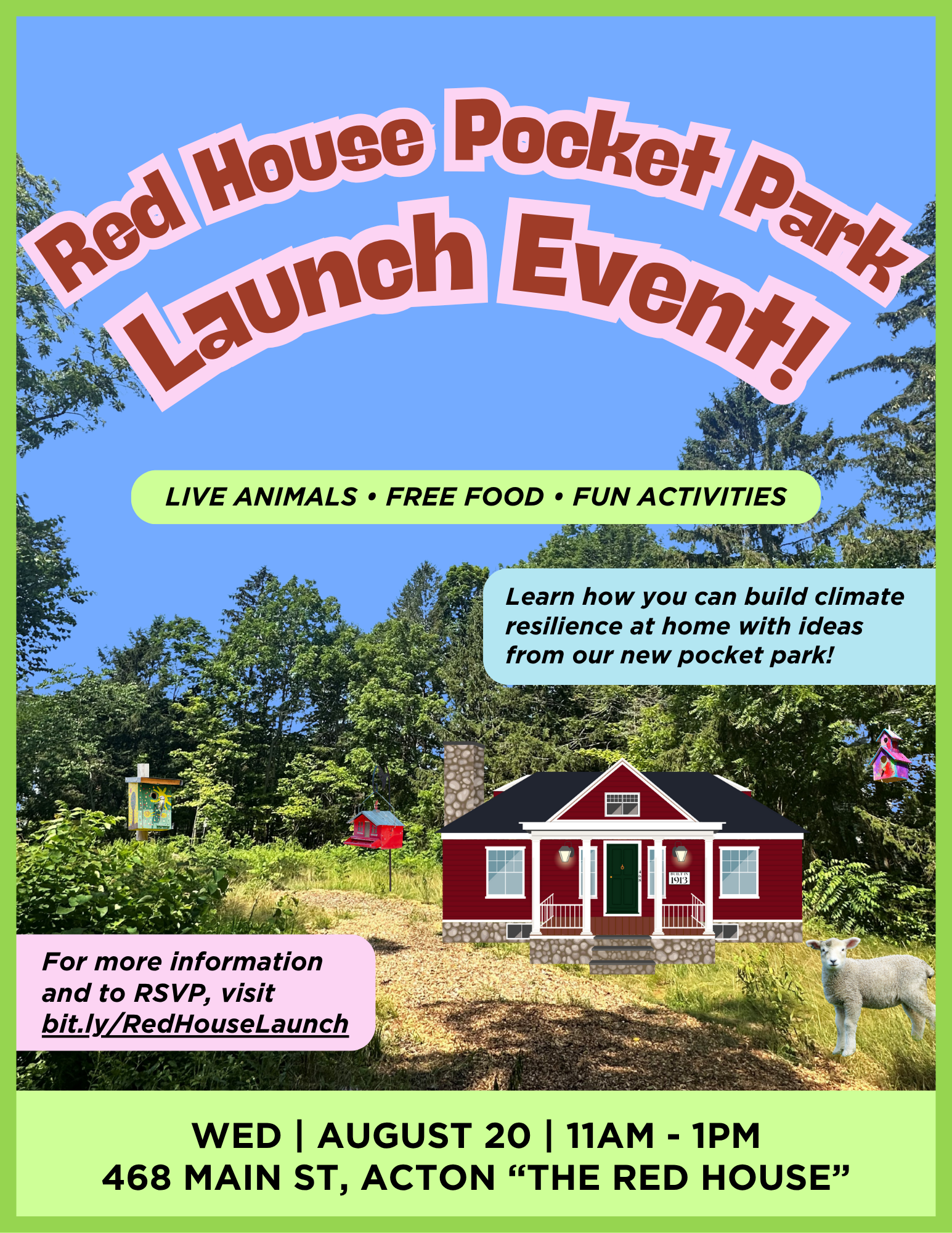 Red House Launch Flyer