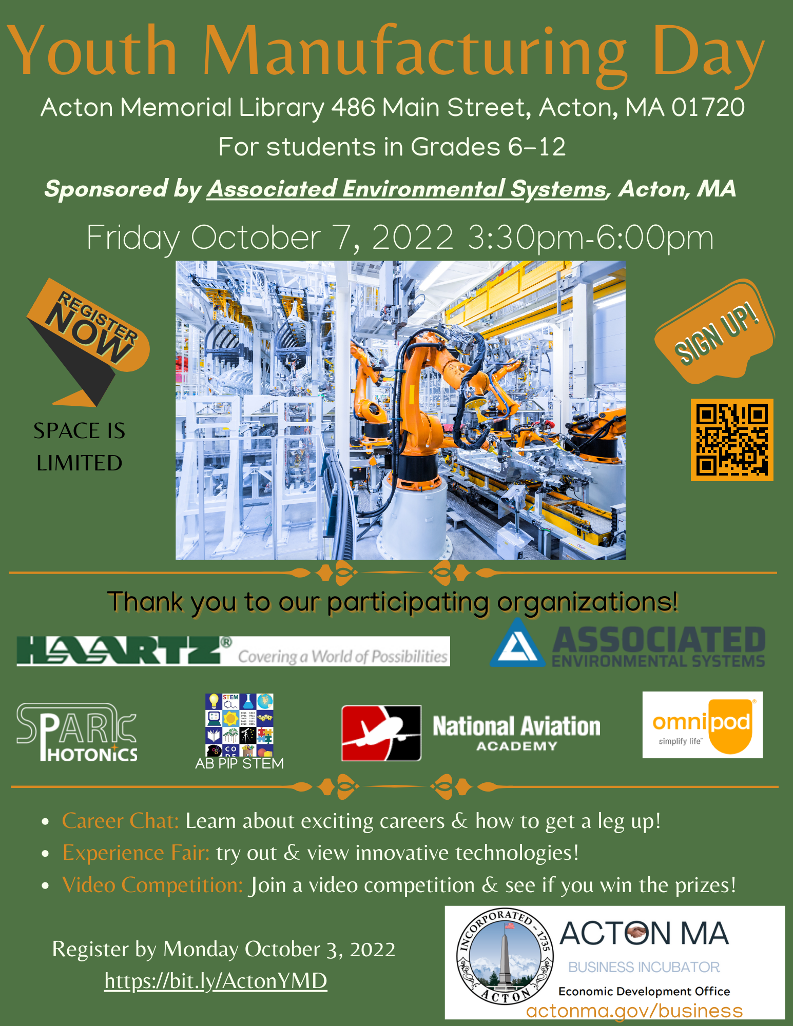 Youth Manufacturing Day Flyer with Participating Orgs final.2